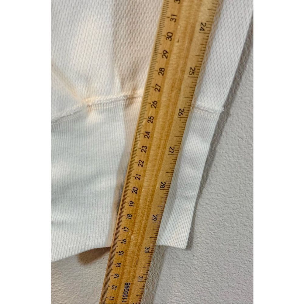Carhartt Tall Spell Out Waffle Knit Base Layer Cream Thermal Long Johns Large - Picture 10 of 10
